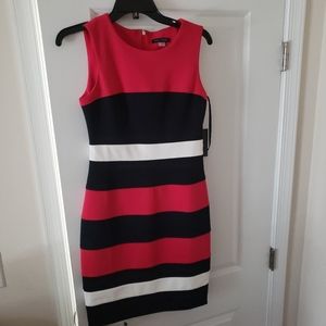 New with tags attached Tommy Hilfiger Dress - Pink, Black, & White sz 4